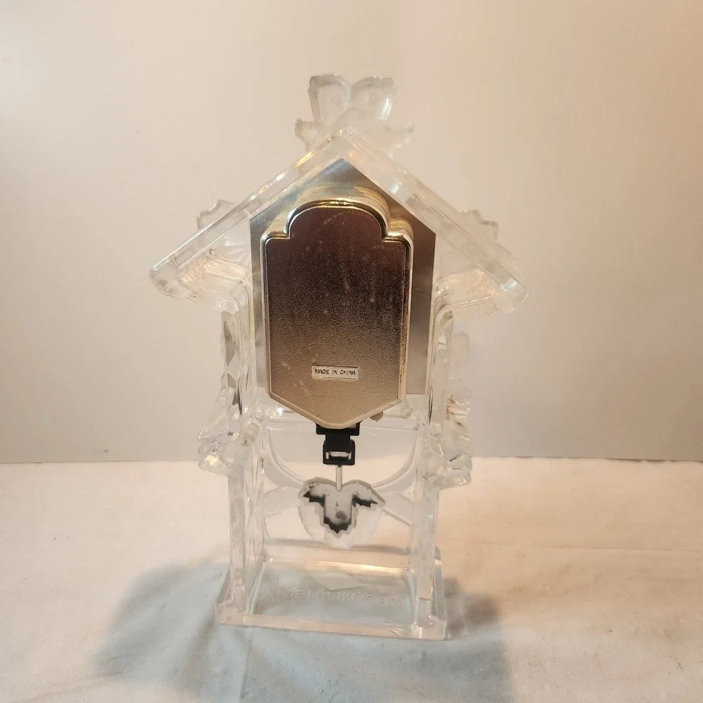Working Shannon Crystal Legends 24% lead Pendulum Clock By Godinger
